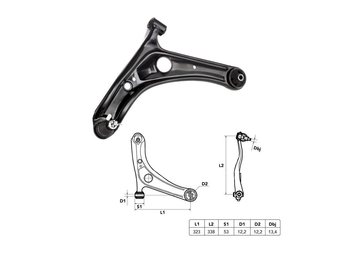 Parilla De Suspension Delantera Faw GWM Haval M4 Toyota Yaris 99-25 Izq