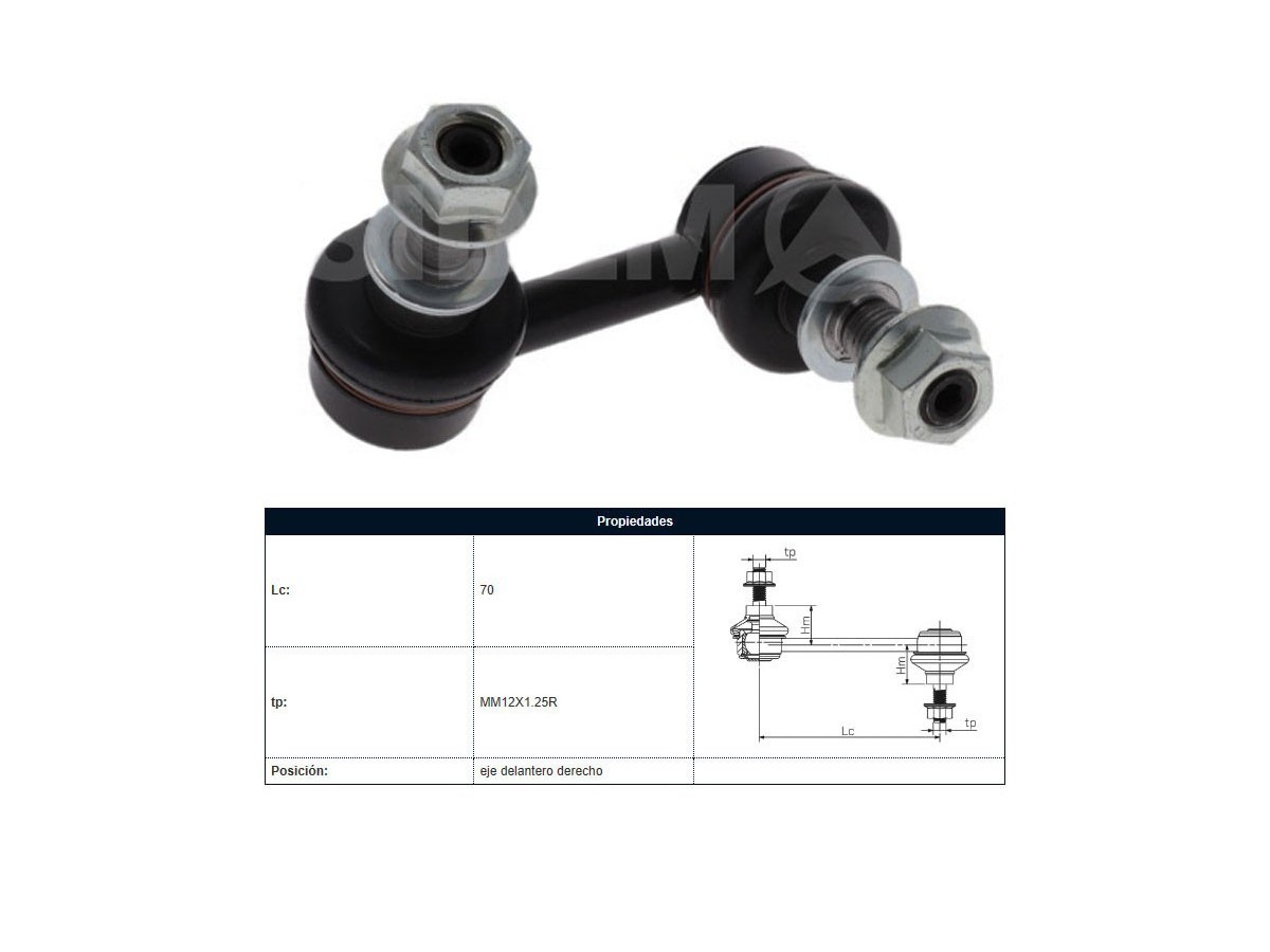 Bieleta Nissan D23 - Frontier - Np300 15-25 Der