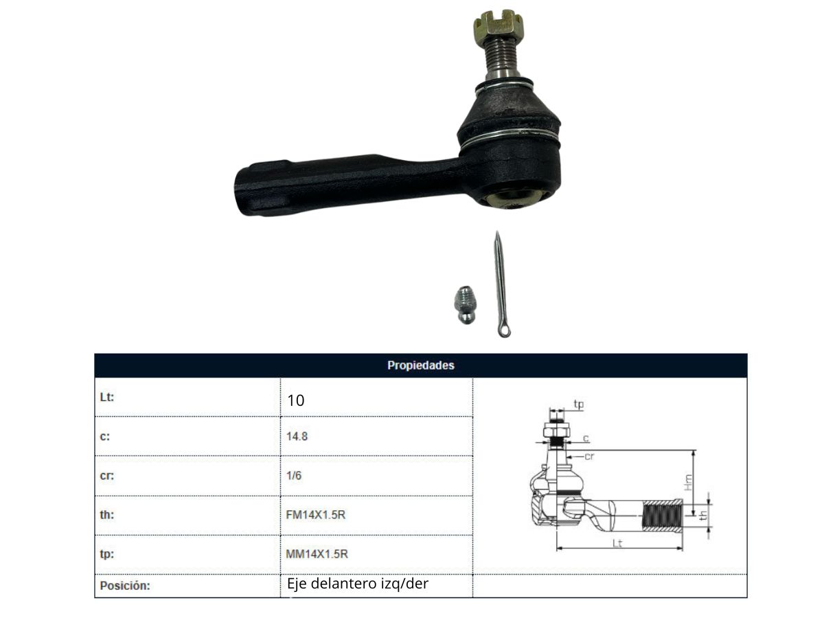 Puntero Nissan Sentra B13/Sentra B14/Sentra B15 82-17 Der/Izq