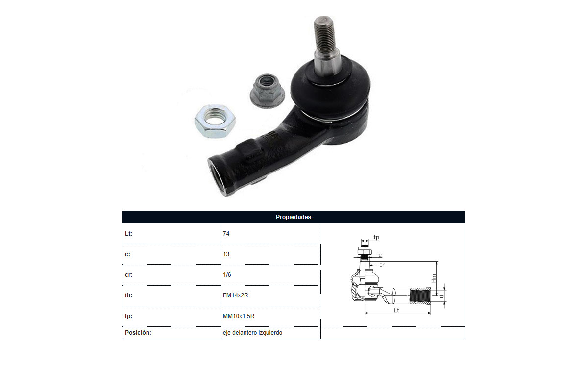 Puntero Ford Focus 98-05 Der