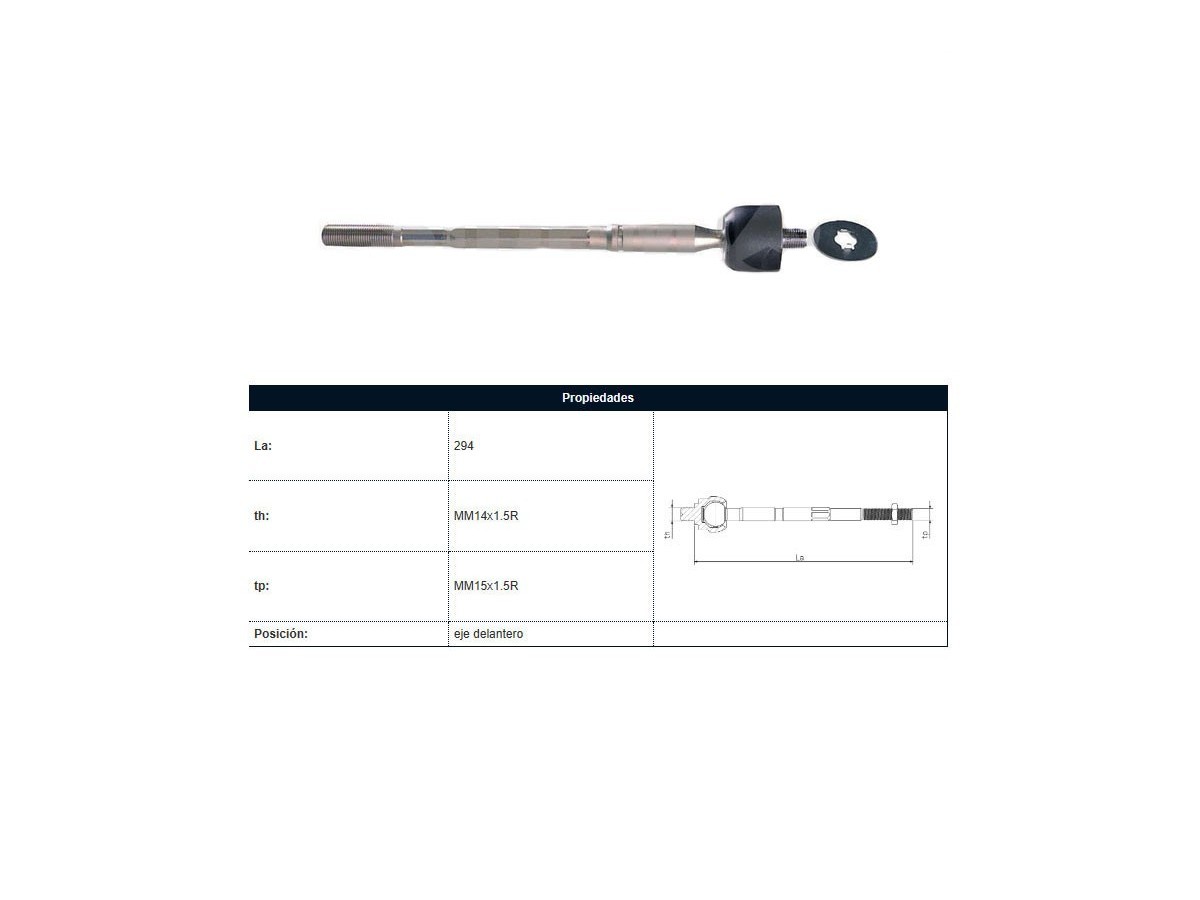 Mate Toyota Hilux 04-15 Der/Izq