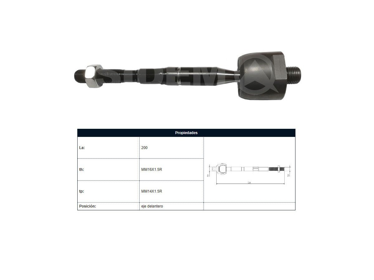 Mate Nissan D23 - Frontier - Np300 15-25 Der/Izq