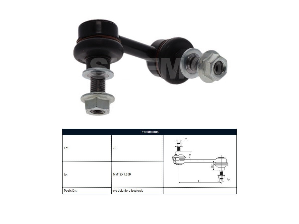 Bieleta Nissan D23 - Frontier - Np300 15-25 Izq