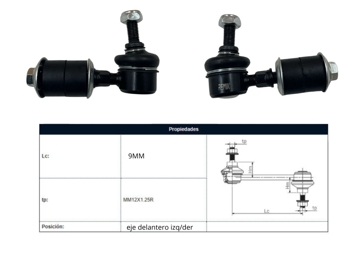 Bieleta Nissan Sentra B14/Sentra B15/Sentra B13 82-17 Der/Izq