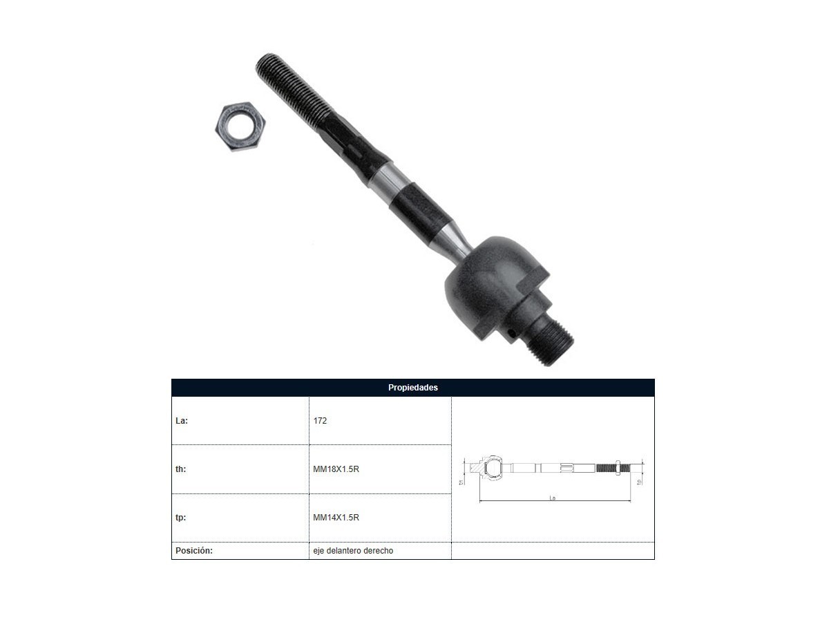 Mate Kia Sorento 05-25 Der