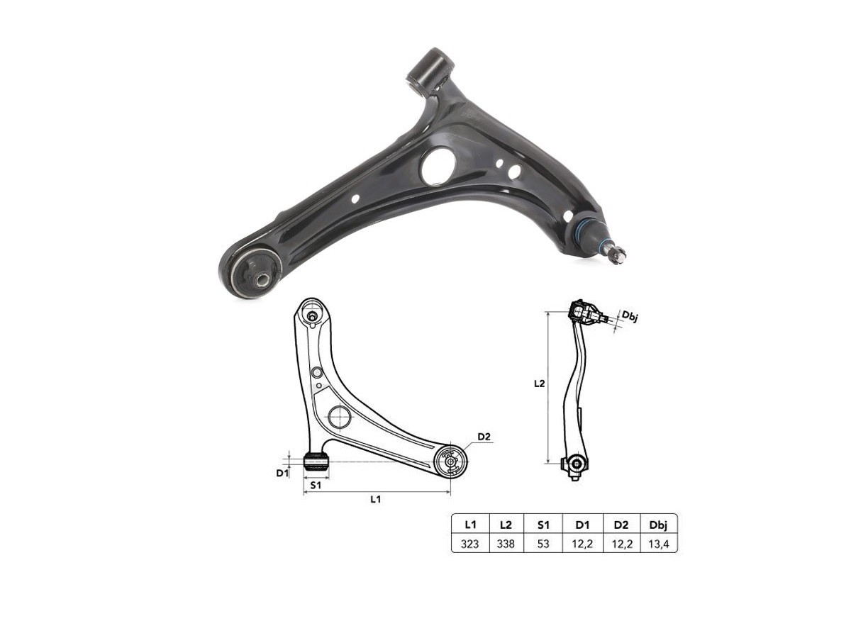 Parilla De Suspension Delantera Faw GWM Haval Toyota Yaris 99-25 Der