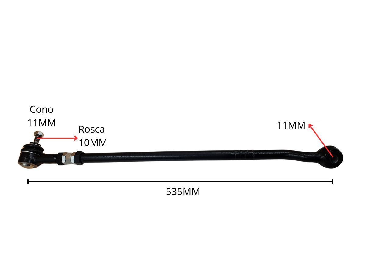 Barra De Direccion Volkswagen Saveiro/Parati/Gol Ii/I/Iii/Iv 80-25 Der