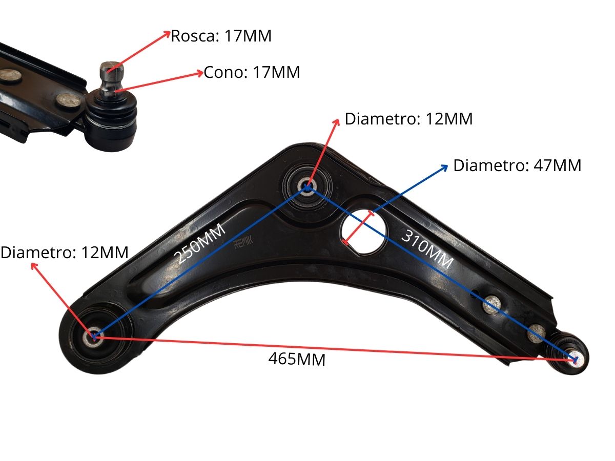 Parilla De Suspension Delantera Ford Escort 90-03 Der