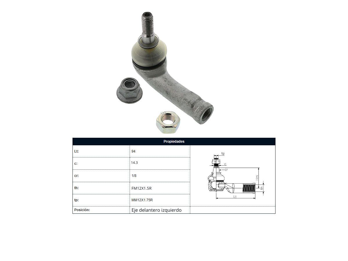 Puntero Ford Ka/Ecosport/Fiesta 05-25 Izq