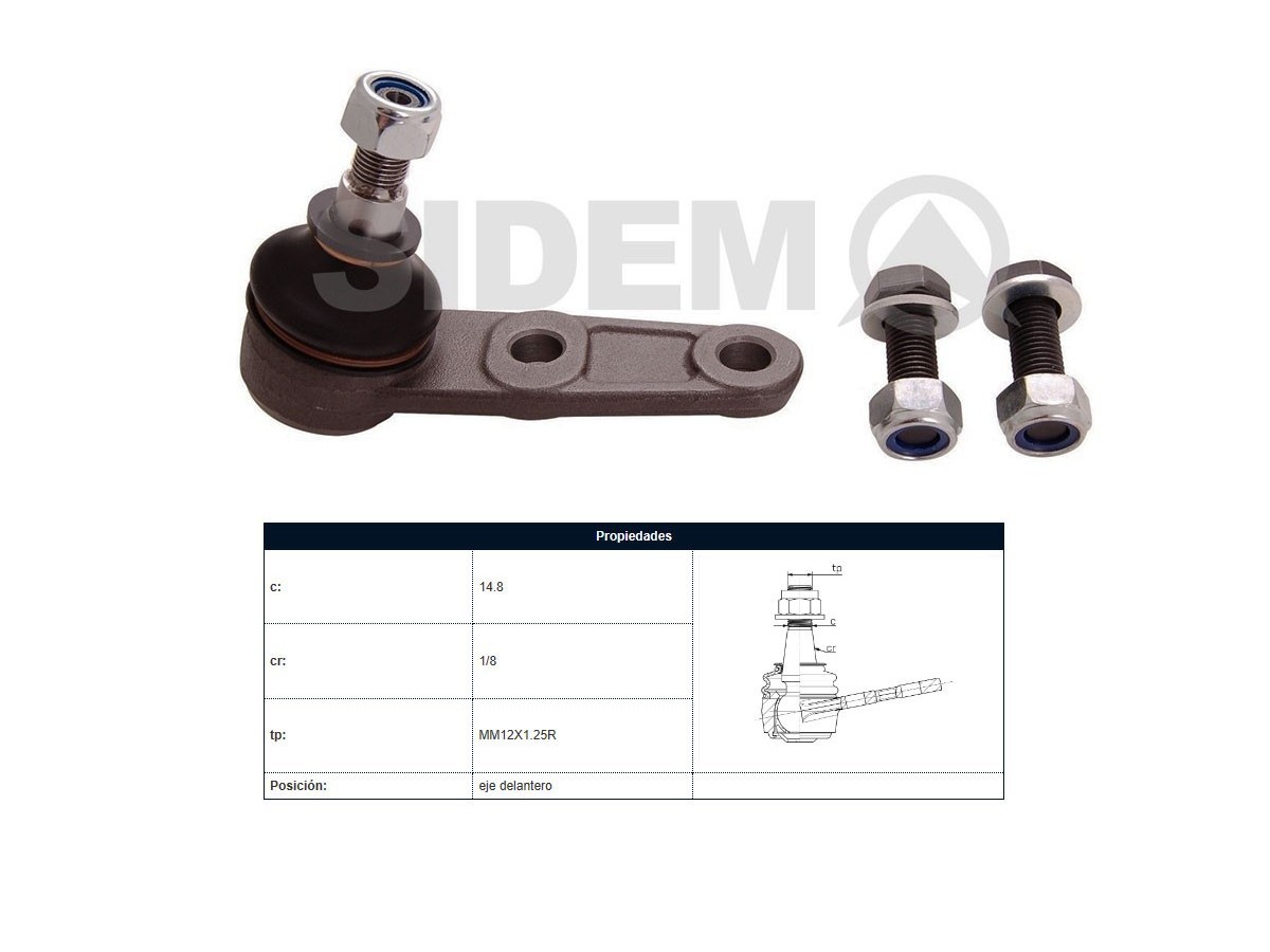 Rotula Del Chevrolet Aveo Ls - Lt - Aveo G3/Sail 09-25 Der/Izq