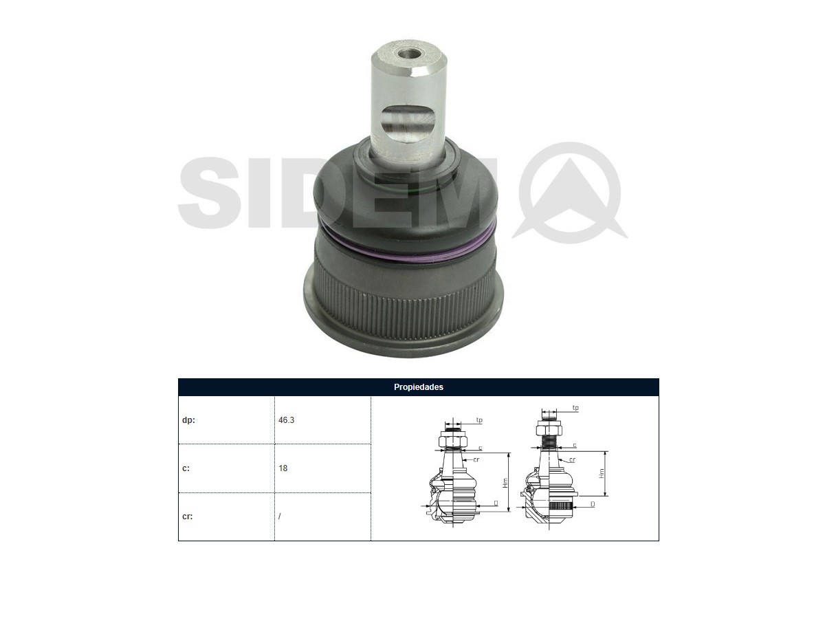 Rotula Del  Mercedes Benz E 300 Td (W124)/E 250 Td (W124)/190 D (W201) 82-95 Der/Izq