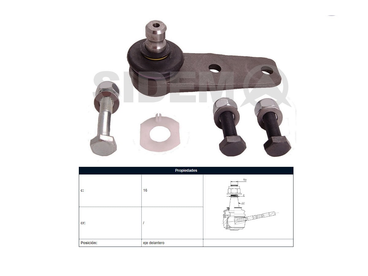Rotula Del  Renault Clio/Express/Twingo/Kangoo/R11/R19/R9 81-25 Der/Izq