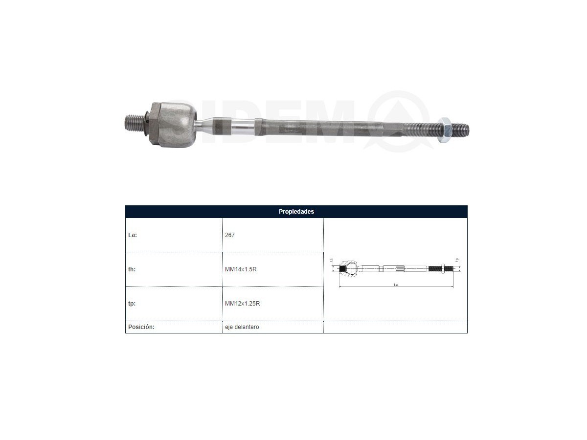 Mate Hyundai Atos 98-25 Der/Izq