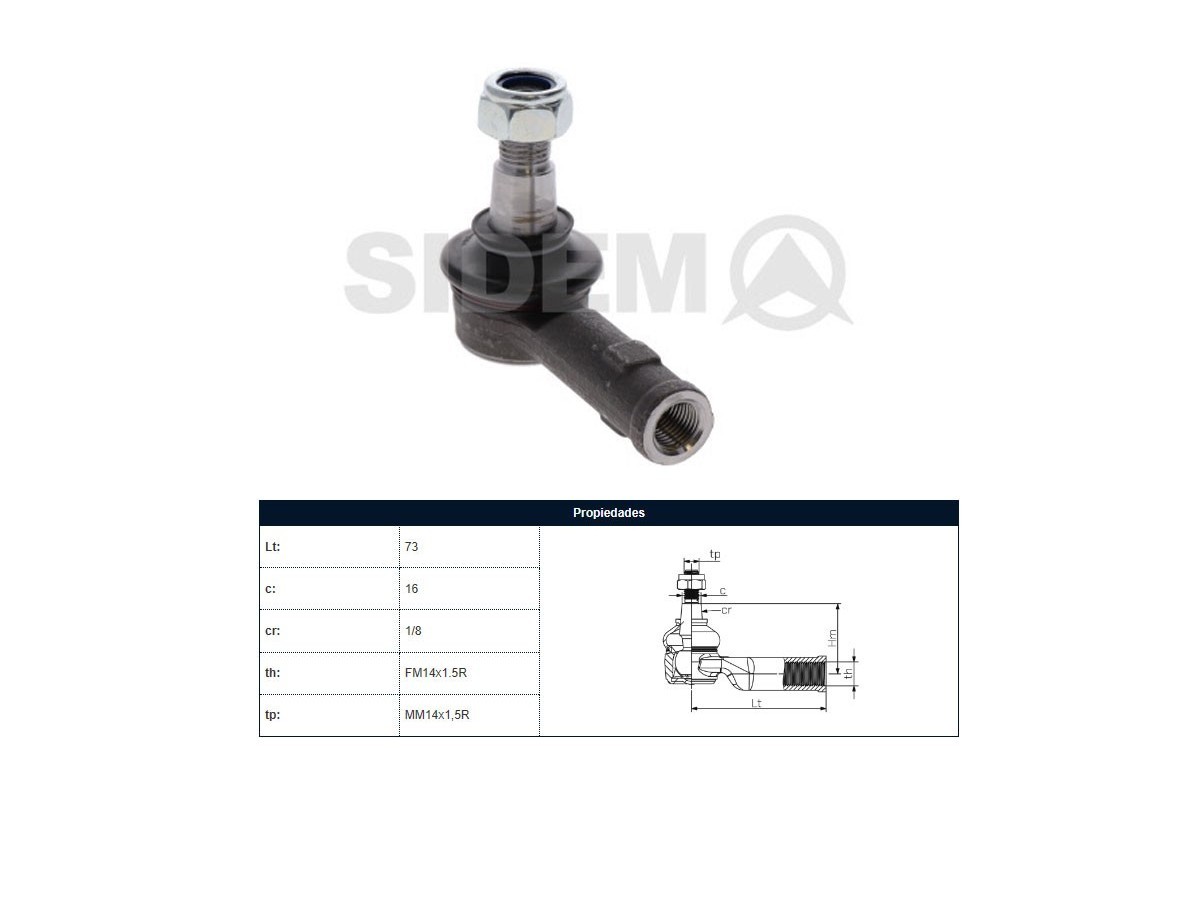Puntero Chevrolet S10 12-25 Der/Izq
