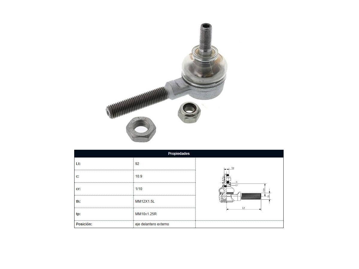 Puntero Mercedes Benz 190 D (W201) 82-93 Der/Izq