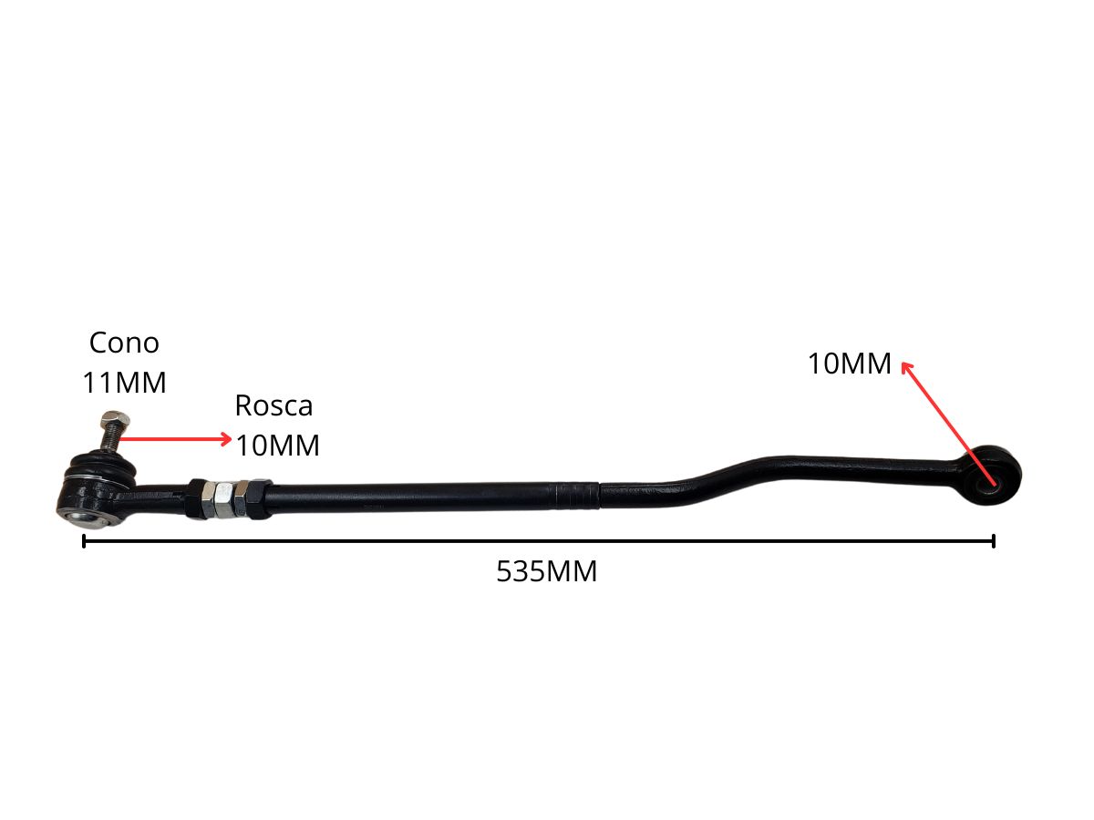 Barra De Direccion Volkswagen  Parati/Saveiro/Gol Iv/Iii/Ii 95-25 Der