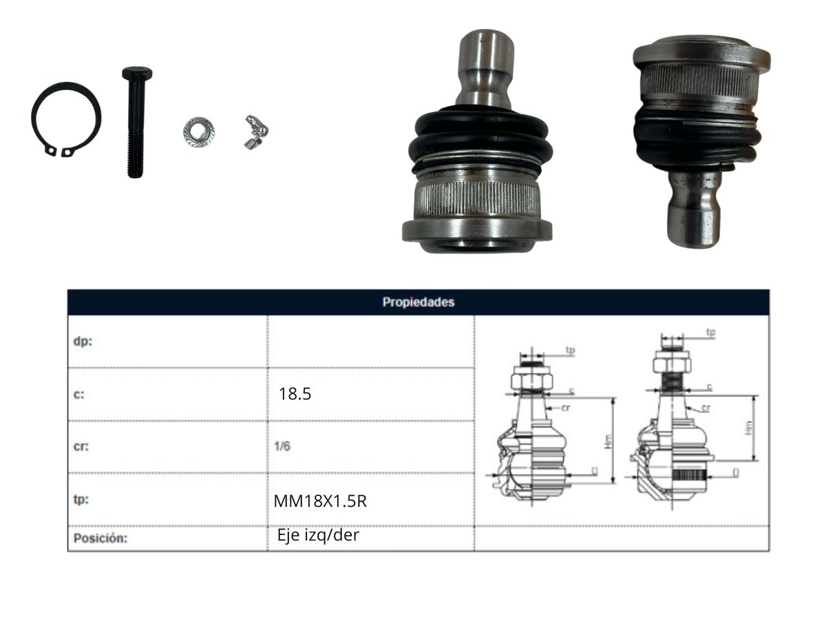 Rotula Nissan Versa/March/Note 11-25 Der/Izq