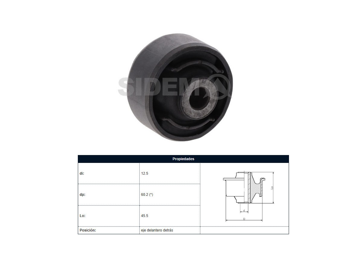 Buje Del Chevrolet Meriva/Montana/Corsa Ii 00-17 Der/Izq