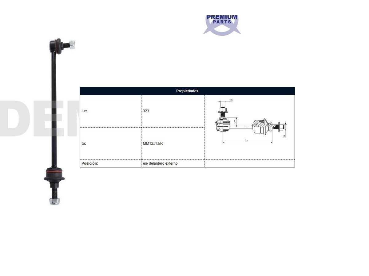 Bieleta Citroen Saxo, Peug 406/106 91-25 Der/Izq