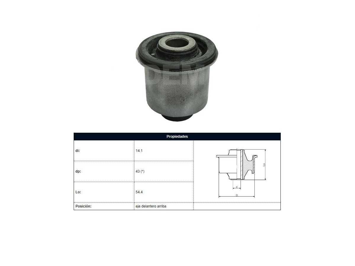 Buje Nissan D23 - Frontier - Np300 15-25 Der/Izq