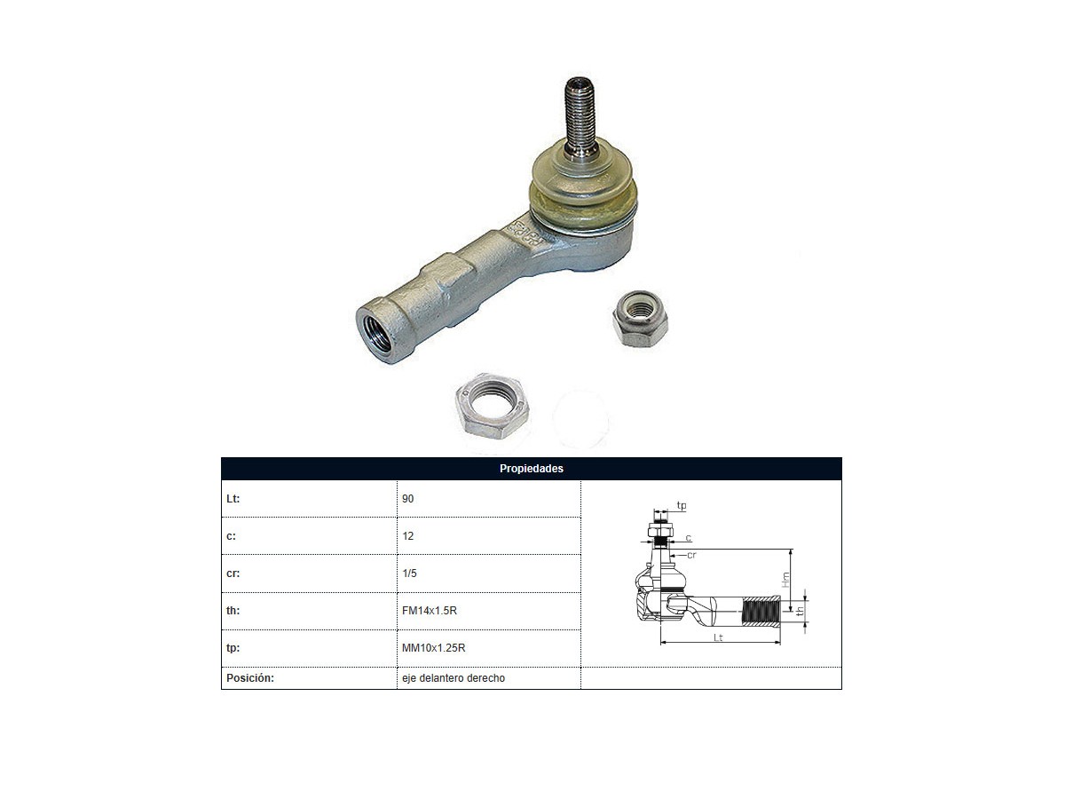Puntero Renault Clio/Megane/Twingo/Symbol/Scenic/Kangoo 96-25 Der