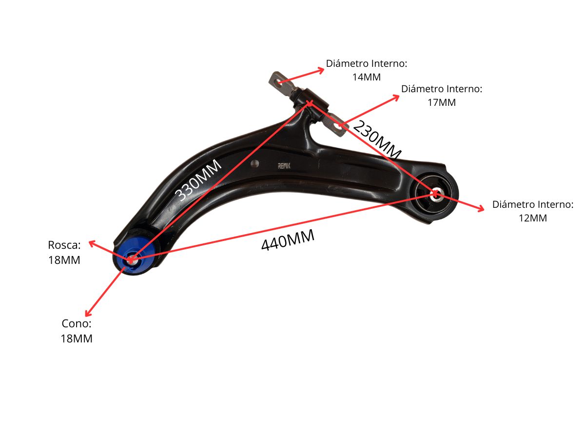 Parilla De Suspension Delantera Nissan Sentra B16 07-12 Izq